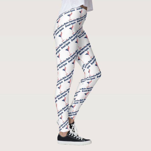 LEGGINGS VUELVE A AMÉRICA BORRACHA (Derecha)
