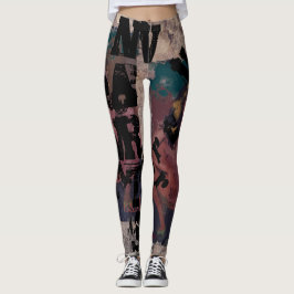 LEGGINGS VVVV ART