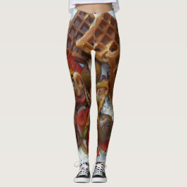 Leggings waffle de alojamiento y desayuno y panadería de pa