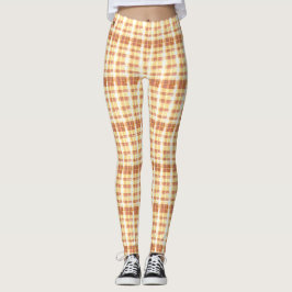 Leggings Waffle Plaid moderno con problemas