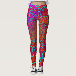 Leggings Walkin' On Sun Shine Psicodélico 3D