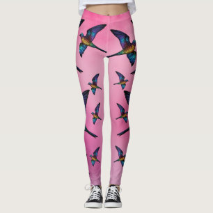 Leggings Wanderer inalámbrico: Pájaro Swift multicolor
