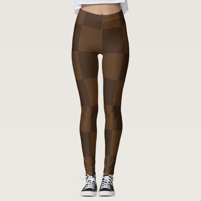 Leggings Warm Timeless Rich Brown and Dark Brown Earthy  (Anverso)