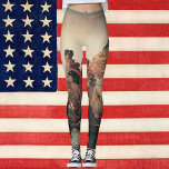 Leggings Washington cruza la ciudad de Delaware, por Emanue<br><div class="desc">Viajes de ilustracion de época y diseño de transporte con un bonito cuadro de arte de la era victoriana titulado Washington Crossing the Delaware, 1851. Del artista Emanuel Leutze. Conmemora el cruce del río Delaware, durante la Guerra Revolucionaria de Estados Unidos, por parte del General George Washington, con soldados militares...</div>