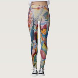 Leggings Wassily Kandinsky tinte clásico abstracto arte