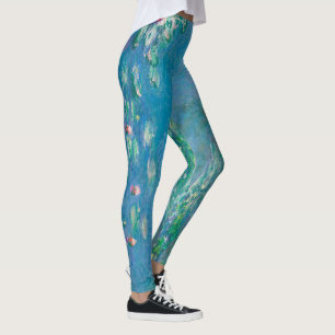 Leggings Waterlilies por la pintura Bella Artes de Claude M