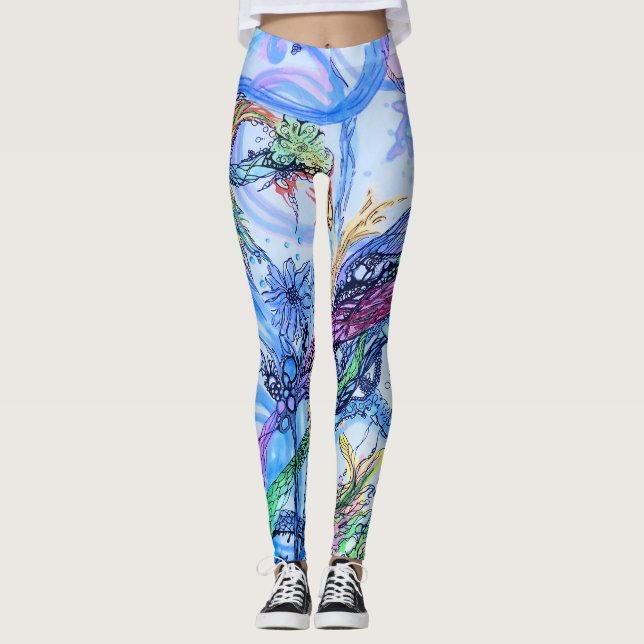 Leggings Watery Wonderscape (Anverso)