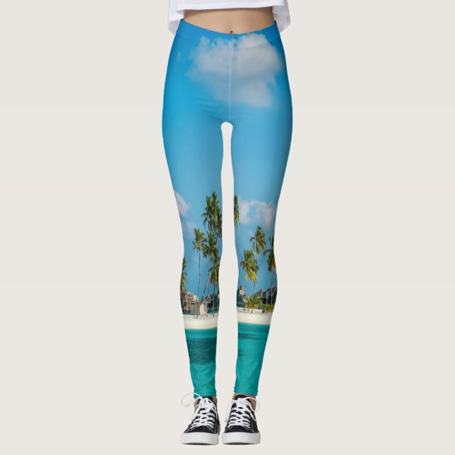 Leggings Waves marinas (Anverso)