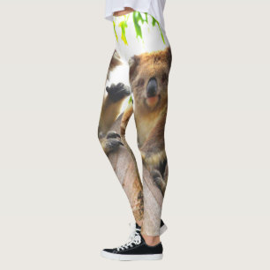 LEGGINGS WAVING KOALA