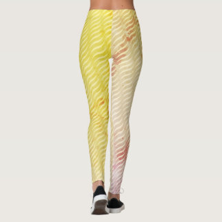 Leggings Wavy Magical Dust GreenLeaf Líneas de Seda Patrón