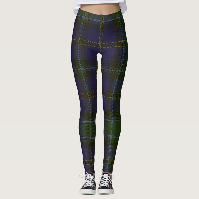 Leggings Weir Tartan Clan Plaid (Anverso)