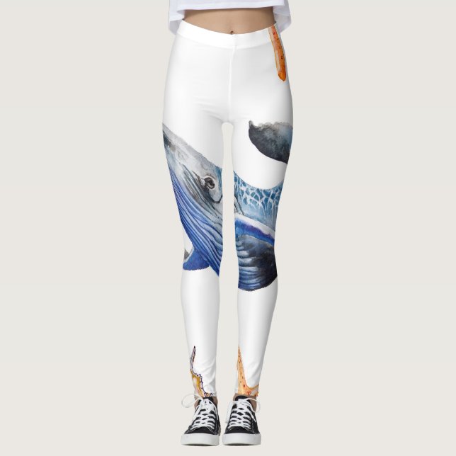 Leggings Whale de Business Graph: gráfico de candeleros (Anverso)
