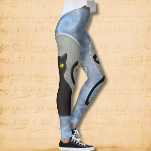 Leggings Whiskers de la luna: familiares de los gatos
