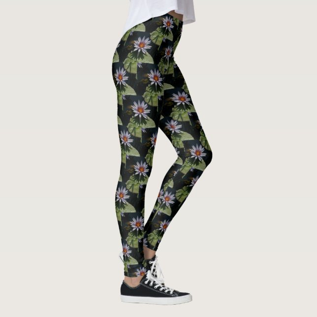 Leggings White Lotus Waterlily (Derecha)