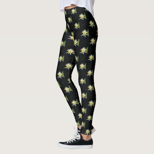 Leggings White Lotus Waterlily (Izquierda)