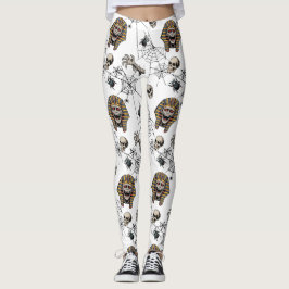 Leggings 🤍 White Pharaoh Mummy Halloween Tee 🎃 👑