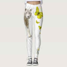 White Tiger Yellow Butterfly