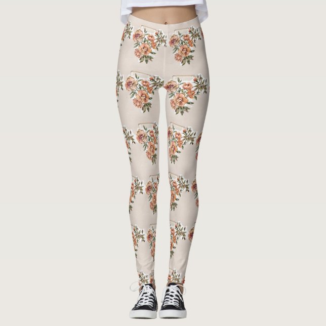 Leggings Wild Rose Blooms (Anverso)