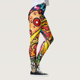 Leggings Wild & Trippy Shroom Skin
