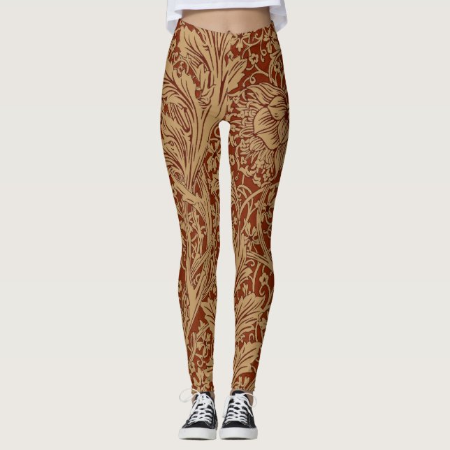 Leggings William Morris Arcadia Floral Garden Classi (Anverso)