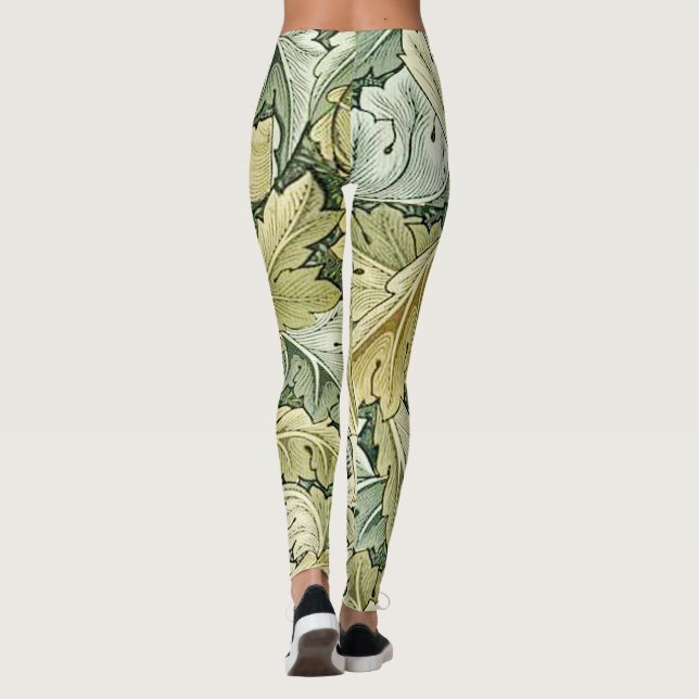 Leggings William Morris, Art Nouveau, original, Agathus, wa (Reverso)