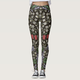 Leggings William Morris Blackthorn Tapestry Floral