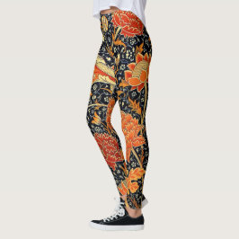 Leggings William Morris - Cray, patrón vintage