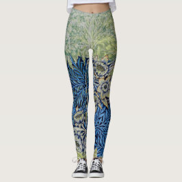 Leggings William Morris Leggles VERDES Y AZULES