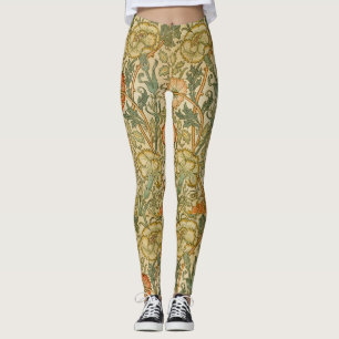 Leggings William Morris - Rosa y Rosa de época