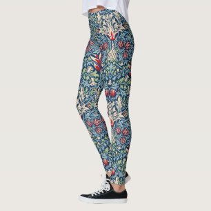 Leggings William Morris Snakeshead Fritillary Floral Design