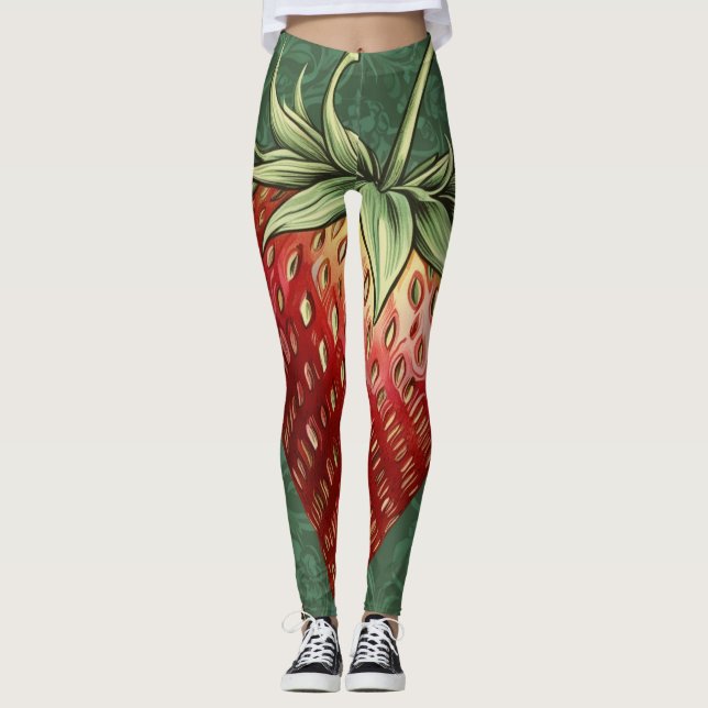 Leggings William Morris Strawberry (Anverso)