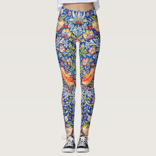 Leggings William Morris Strawberry ladrón famoso cuadro
