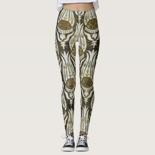 Leggings William Morris Vintage Floral Pattern Classic