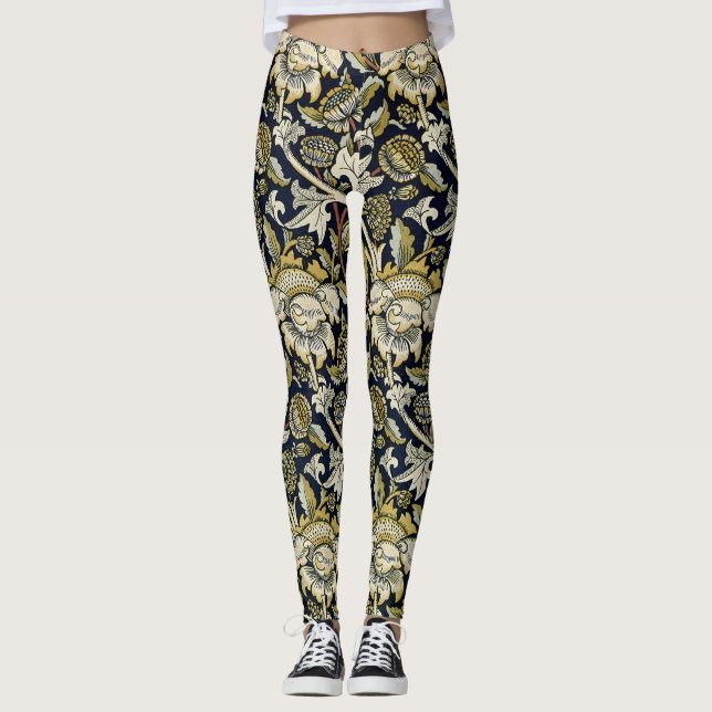 Leggings William Morris "Wey Chintz" (Anverso)