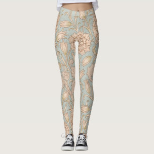 Leggings William Morris Wild Tulip Flower Floral Design
