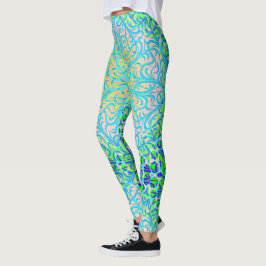 Leggings Winston Lapis y Green