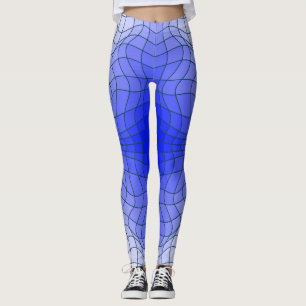 Leggings Wireframe de distorsión.C01.GBluex4.NBG