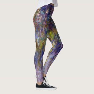 Leggings Wisteria (mitad izquierda) por Claude Monet
