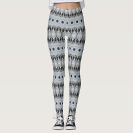 Leggings Wolf Mandala Fierce Eyes y Furor Simetría