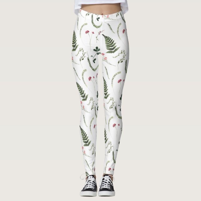 Leggings Women - Floral Pattern (Anverso)