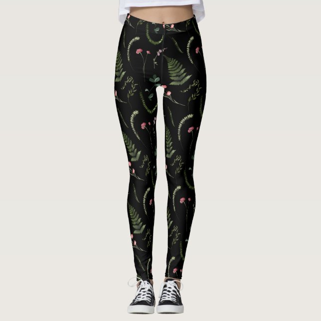 Leggings Women - Floral Pattern (Anverso)