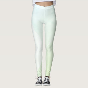 Leggings Womens Blue Yellow Green White Trendy Modern