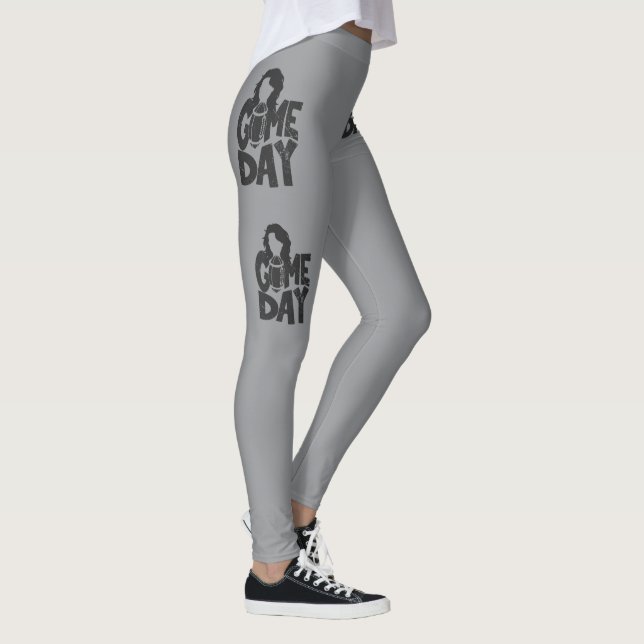 Leggings Women's Football Gameday Grey (Derecha)