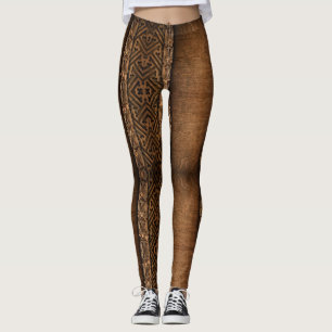 Leggings Wood ornamento - Power yoga Ir