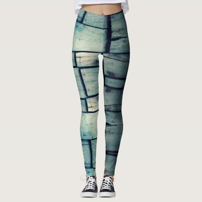 Leggings Wood Plywood - Power yoga Ir (Anverso)