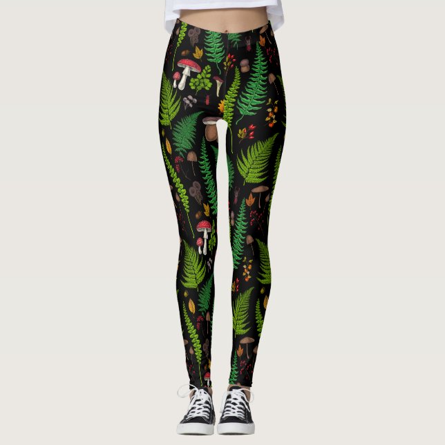 Leggings Woodland flora and fauna (Anverso)