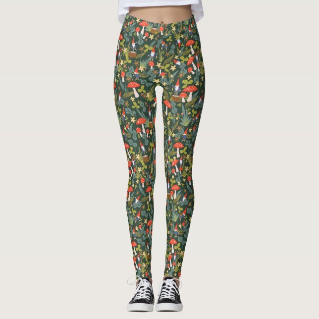 Leggings Woodland Gnomes (Anverso)