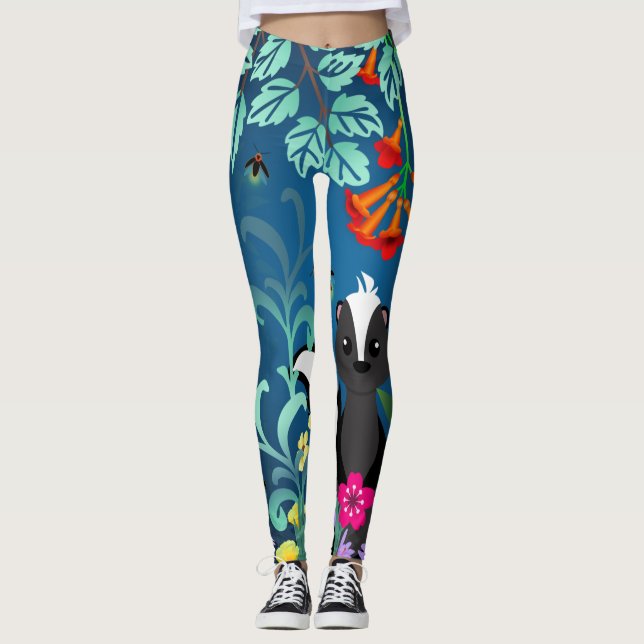 Leggings Woodland Skunk (Anverso)