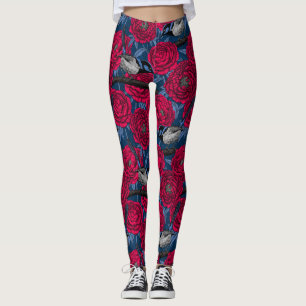 Leggings Wrens en las peonías