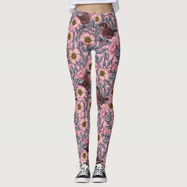 Leggings Wrens en los rosas (Anverso)